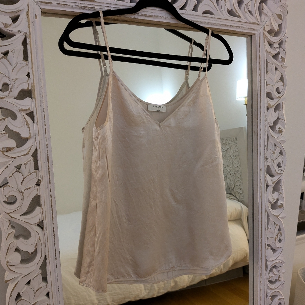 Aritzia Babaton Champagne Camisole - S